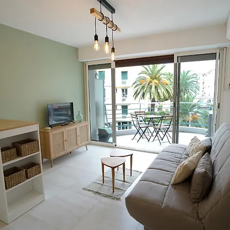 Appartement Escapade Azur, Studio 2P, 1 Min Plage, Balcon *